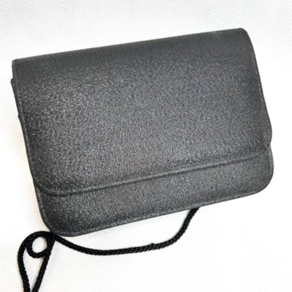 Shimmery Black Evening Bag